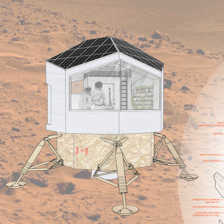 Transparent Aluminum Habitat With Phototropic Roof for Sustainable Martian Living