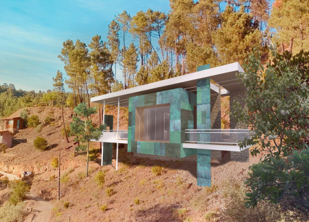 Bamboo Panels and Copper Skin Showcased in Ecologically Sensitive Meditation Retreat  