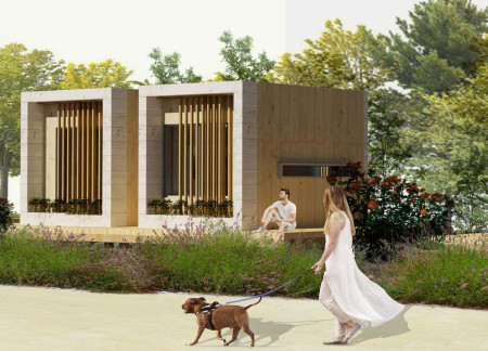 Cross-Laminated Timber Panels Create Flexible Living Spaces in Coastal Community  