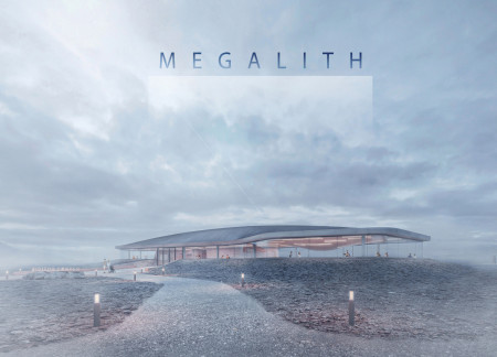 Rammed Earth Structure Embracing Volcanic Landscape With Integrated Glass Facades  