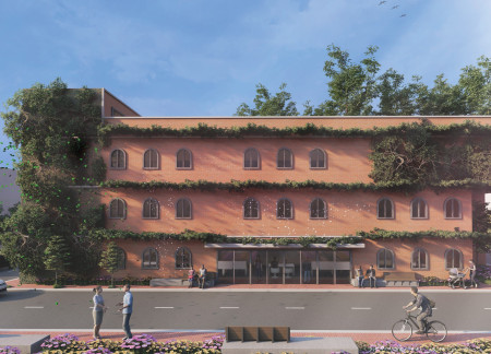 Charred Wooden Shingles And Green Facades Transforming Car Parks Into Urban Living Spaces