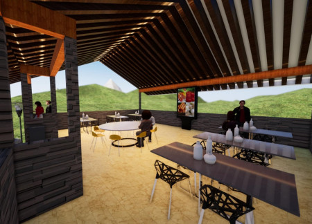 Charred Wooden Shingles and Cross-Laminated Timber Panels Define a Versatile Community Hub  