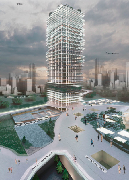 Eco-Rooftop Gardens and Vertical Living Crafted with Glue-Laminated Timber Panels
