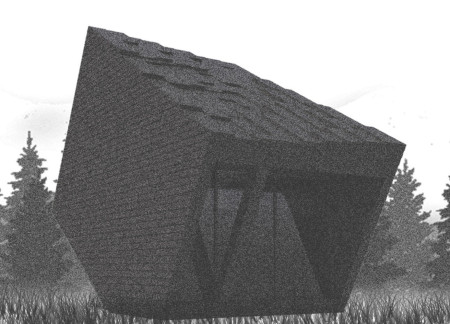 Charred Wooden Shingles and Cross-Laminated Timber Panels Define a Sustainable Elevated Residence