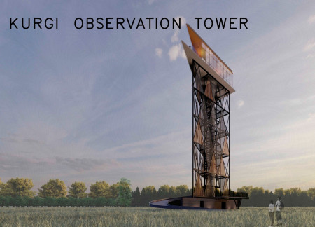 Corten Steel Structure With Green Roof Harnessing Natural Views For Eco-Tourism Experience