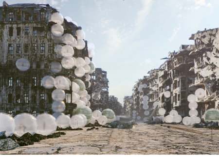 Pneumatic Homes Crafted With ETFE and Sustainable Systems for Community Resilience  
