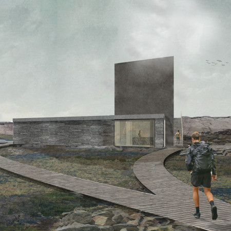 Basalt Walls and Geothermal Baths Enhancing Community Connectivity in Iceland