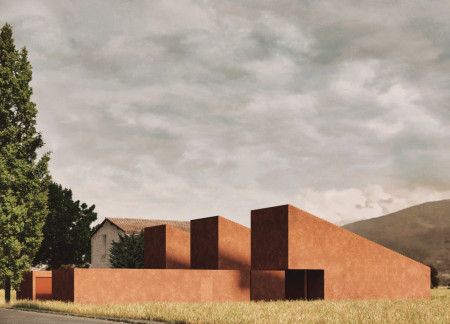 Terracotta Facades and Burnt Cork Interiors Creating Harmonious Community Spaces  