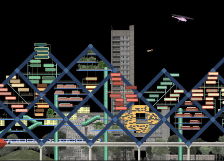 Staggered Development of Affordable Housing Above Railway Infrastructure Using Recycled Materials and Natural Timber Finishes