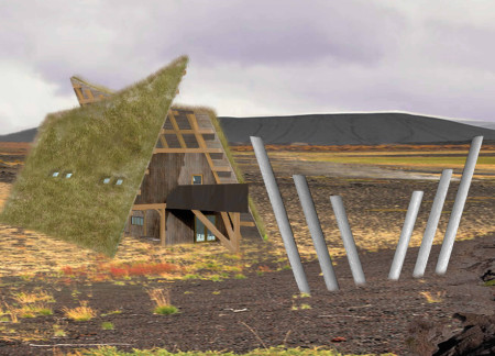 Curvilinear Design Featuring Charred Wooden Shingles and Geothermal Systems for Community Connection