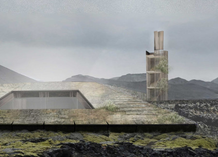 Visitor Center Featuring Cross-Laminated Timber and Charred Wood Shingles Integrated with the Landscape  