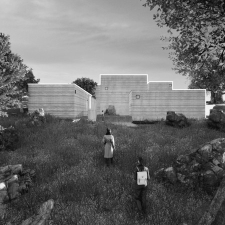 Rammed Earth Integration and Natural Light in a Flexible Community Space