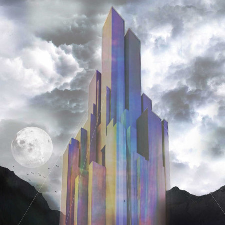 Ethereal Structure Embracing Transparency With Acrylic and Steel Interplay in Nature-Inspired Memorial