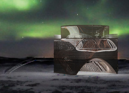Basalt Fiber Structure Integrating Natural Light for Elevated Viewing Experiences