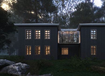 Charred Wood Shingles and Glass Atrium Define a Community-Centric Museum Emphasizing Equestrian Heritage