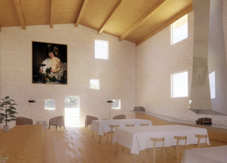 Crafted Spaces: Integrating Expanded Cork and Cross-Laminated Timber in a Sustainable Community Hub  