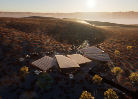 Cross-Laminated Timber Panels and Charred Shingles Define A Sustainable Community Hub  
