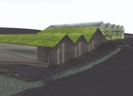 Conical Structure Featuring Locally Sourced Timber and Geothermal Integration for Sustainable Dining Experience