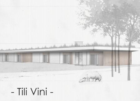 Corten Steel Structure Harmonizing With Traditional Stone in a Sustainable Winery Retreat