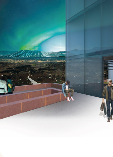Weathered Steel and Panoramic Views Integrate Geology With Outdoor Education Center