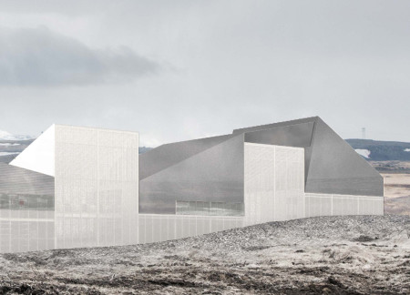 Polycarbonate Structure Surrounded by Natural Landscape with Reinforced Concrete and Local Agriculture Focus