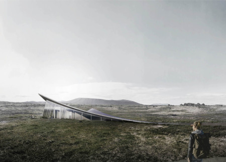 Geothermal Integration With Sloped Concrete Roof and Expansive Glass Facades for a Cultural Museum  