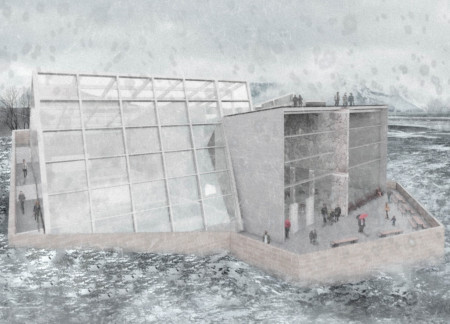 Lava Rock and Glass Canopy Embracing Sustainability in a Nordic Greenhouse Restaurant  