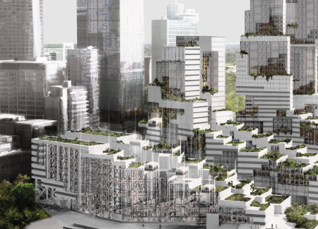 Green Roof Terraces Enhanced by Reinforced Concrete and Steel Framework in Urban Housing Design  