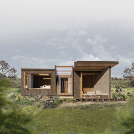 Charred Wooden Shingles and Cross-Laminated Timber Panels Create a Tranquil Retreat in New Zealand