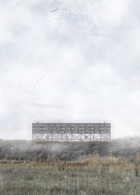 Charred Wooden Shingles Envelope Sustainable Community Space with Integrated Rainwater Management  