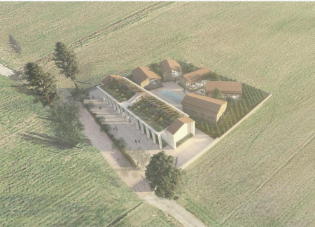 Rammed Earth Walls and Natural Timber Create Harmonious Communal Spaces in Italy