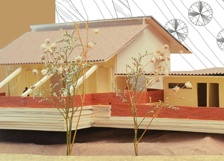 Clay Walls and Sustainable Wood Create a Tranquil Retreat for Mindfulness Practice  
