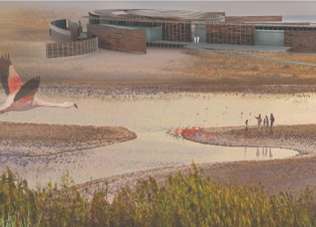 Ecological Lab and Observatory Featuring Local Sarooj and Sustainable Gabion Construction