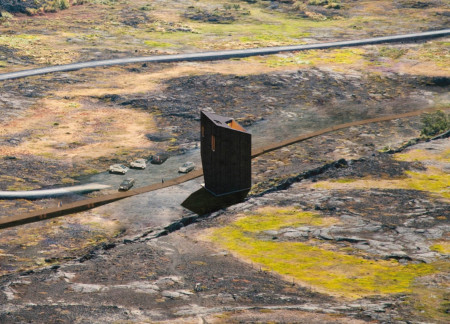 Cross-Laminated Timber Structure Harmonizing With Geological Features in Iceland