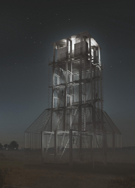 Exploring Nature Through Transparent Glass and Sustainable Steel in Elevated Observation Spaces