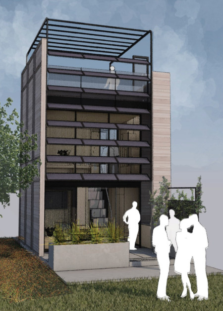 Charred Wooden Shingles and Green Roof Systems Transforming Compact Urban Living  