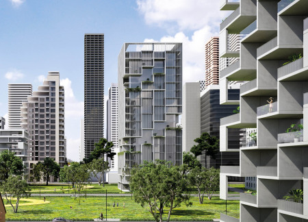 Charred Wooden Shingles and Integrated Green Roofs in Sustainable Urban Living