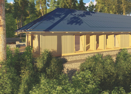 Charred Wooden Shingles and Reclaimed Elements Harmonize in Multifunctional Community Hub