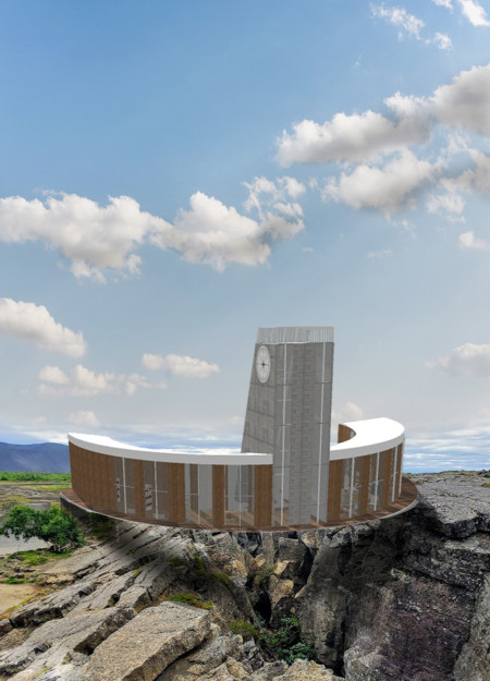 Charred Wooden Shingles and Geothermal Design Enhance Visitor Experience in Icelandic Landscape