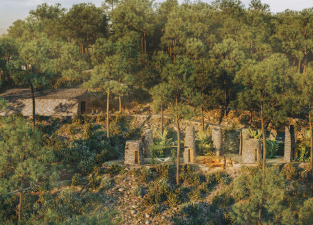 Natural Stone And Cork Harmony In A Sustainable Yoga Retreat