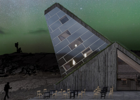 Charred Wooden Shingles and Natural Ventilation in a Multi-Functional Community Space  