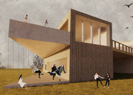Charred Wooden Shingles and Flexible Shoji Walls Shape A Community-Centric Space In Iceland