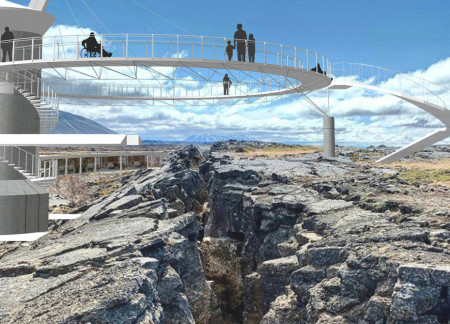 Natural Stone Integration with Steel and Glass for Enhanced Environmental Interaction