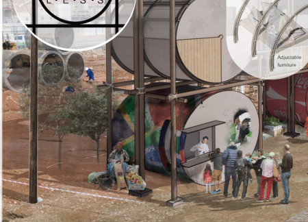 Bamboo Flooring and Recycled Steel Constructed Spaces Foster Community Engagement in Urban Living