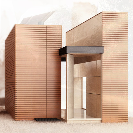Charred Wooden Shingles and Geothermal Energy Shape a Compact Urban Residence