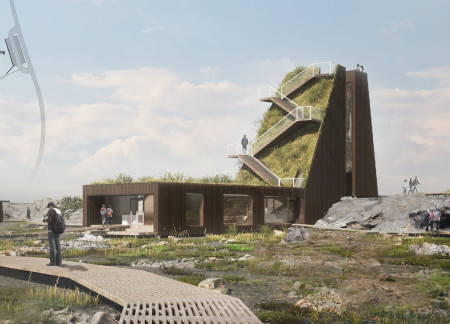 Charred Wood Facade And Cross-Laminated Timber Integration In An Educational Visitor Center  