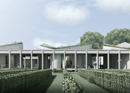 Charred Wooden Shingles and Cross-Laminated Timber Form a Sustainable Wine Tasting Venue with Guest Accommodations
