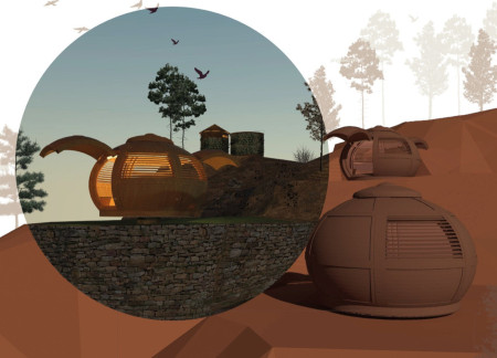 Spherical Sanctuary Crafted From Local Timber and Natural Insulation for Mindful Retreats  
