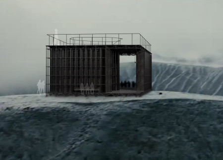 Charred Cedar Structure Embracing Volcanic Landscape As An Eco-Friendly Visitor Hub