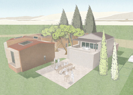 Mud Plaster Walls And Straw Bales Shape A Community-Focused Residence In Italy